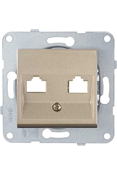 VİKO Artline Novella-trenda مقبس بيانات برونزي بدون جاك - بدون إطار