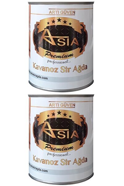 Asia Konserve Ağda-silver-gri 800 Ml. (2 Adet)