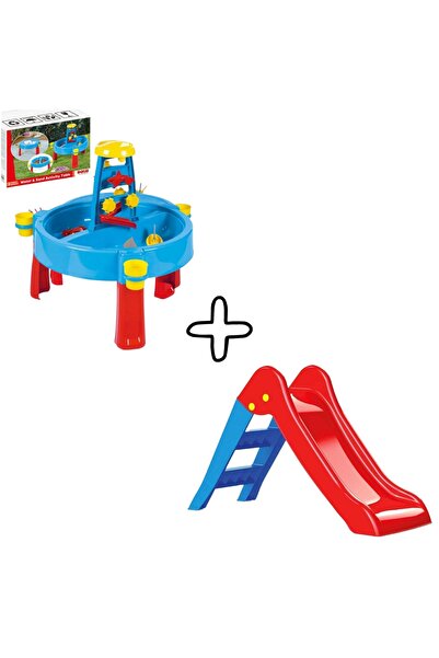 Dolu Su Ve Kum Aktivite Masası 3070 Ve Ilk Kaydırağım 3001