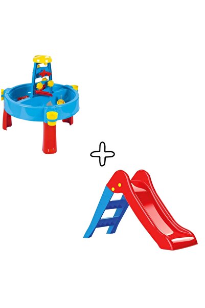 Dolu Su Ve Kum Aktivite Masası 3070 Ve Ilk Kaydırağım 3001