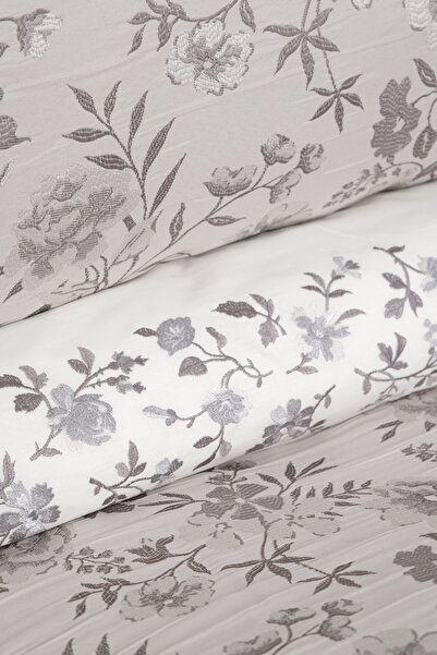 Karaca Home Flora Gri 8 Parça Çeyiz Seti