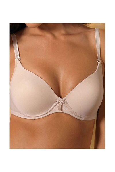 Yeni İnci Γυναικείο Μπεζ Underwire Push Up σουτιέν