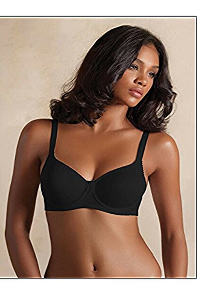 Yeni İnci Γυναικείο Μαύρο Underwire Minimizer σουτιέν 1950