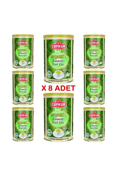 Çaykur Organic Emerald Green Tea 125 Gr 8 Pieces