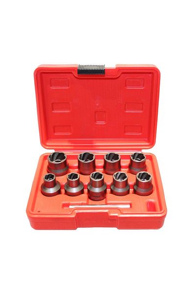 Yama 1/2" Weathered Bolt-nut Removal Socket Set 9 Pieces