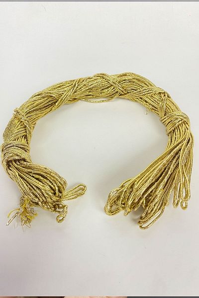 Hayalperest boncuk Gold Glittered Brit Rope 1 Piece