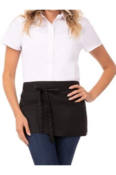 YDZ مريلة مطبخ بحزام ماستر شيف باريستا كافيه مطعم الشيف النادل مصفف الشعر مري...