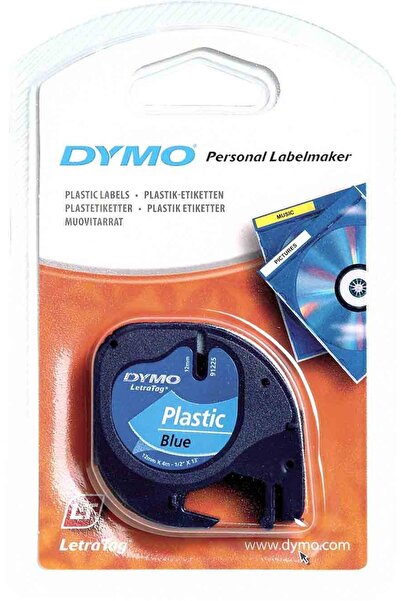 Dymo Plastová páska LetraTag, modrá, 12 mm x 4 m