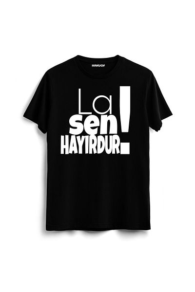 hakuof Μπλουζάκι La Sen Hayırdur Μαύρης Θάλασσας