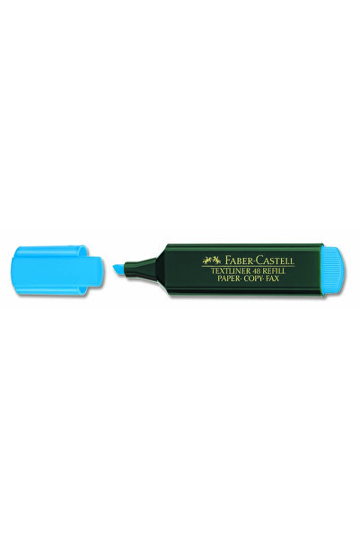 Faber Castell قلم تمييز من فابر باللون الأزرق غير اللامع154851