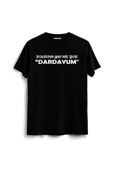 hakuof Δεν χρειάζεται τοποθεσία Dardayum Black Sea T-Shirt