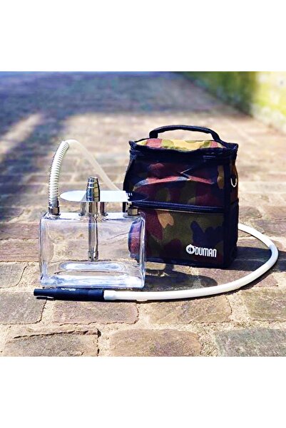 Oduman Tank Çelik Çantalı Nargile Takımı