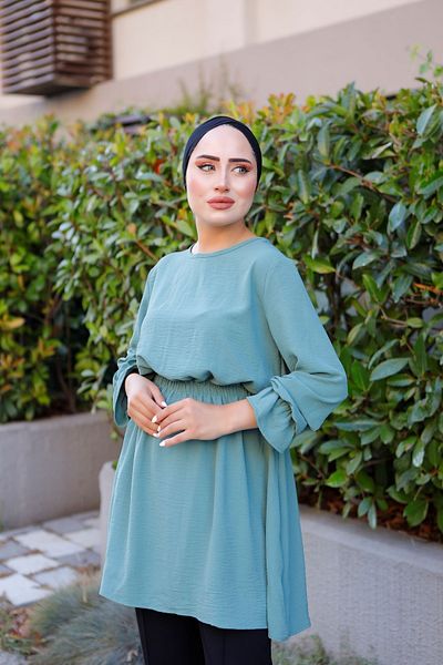 VOLT CLOTHİNG Dámská tunika Ayrobin s pasem a rukávem