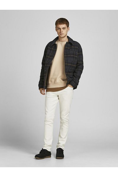 Jack & Jones Φούτερ σε μονόχρωμη λαιμόκοψη
