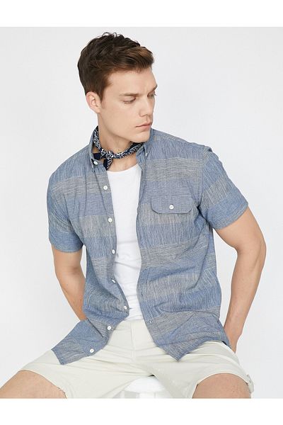 Koton Hemd mit Taschendetail