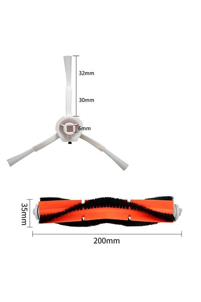 Popüler Xiaomi Skv4093gl /skv4073cn - مكنسة كهربائية روبوتية متوافقة ومجموعة تجديد