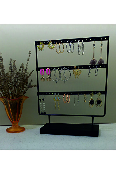 Tiydem Suport de prezentare pentru cercei, organizator de cercei din metal, o...