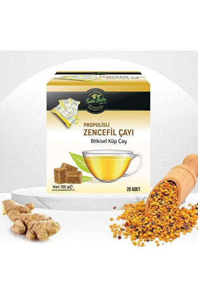 TanlaBaba Sargılı Propolisli Zencefil Bitki Çayı 100 Gr 20 Adet Doğal Çay Bit...