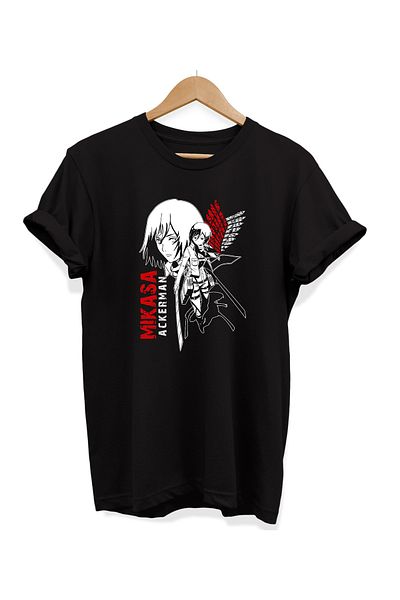 remonz Μπλουζάκι Attack On Titan με στάμπα 100% βαμβακερό μεγάλο μέγεθος 3