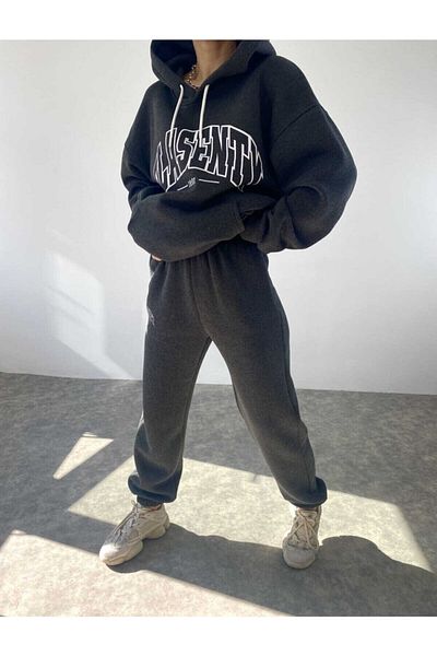 Machetta Σετ αθλητικής φόρμας Anthracite Fla Printed Oversize