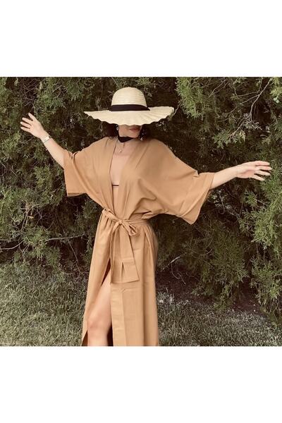 BEACHTALK Uzun Kuşaklı Kimono