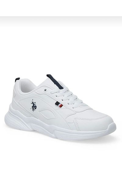 U.S. Polo Assn. White Running & Training Shoes For kids