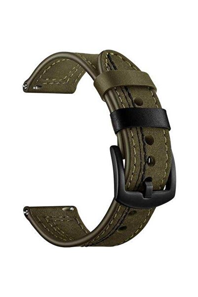 Schulzz Huawei Watch Gt 2 Pro Uyumlu Kordon Lüx Nubuk Deri Saat Kordonu 22/k1...