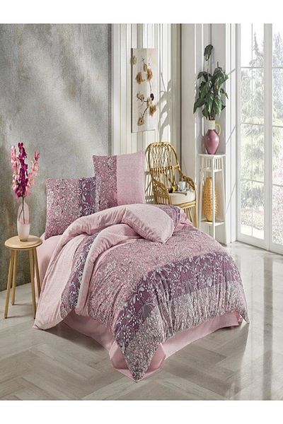 Zorluteks Crown Crystal Single Terry Cotton Duvet Cover Set Health Care