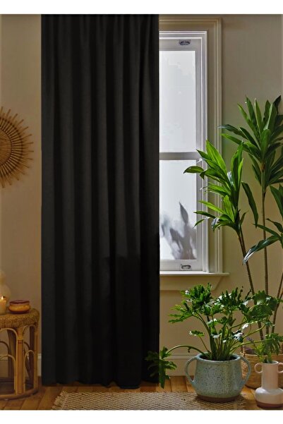 TülEvi ستارة خلفية مخملية على شكل قرص العسل باللون الأسود ومخيطة بشكل مسطح من...