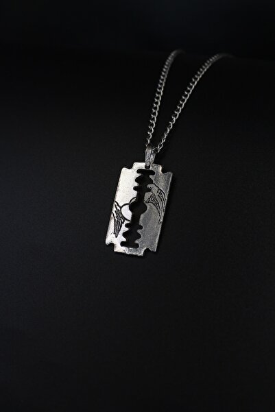 Dukkanka Desenli Jilet Uzun Erkek Kolye