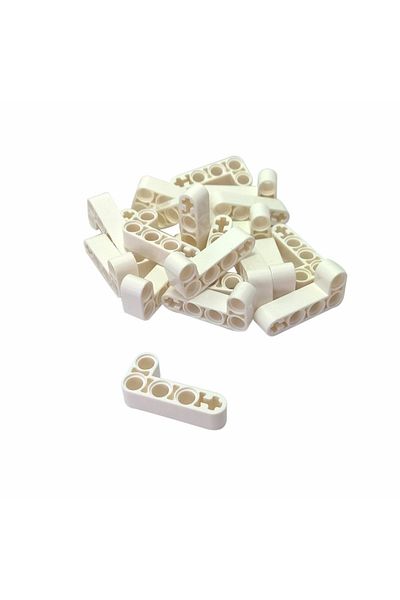 LEGO Original Technic Moc Custom Liftarm Bent Thick L-shape 2 X 4 - White 6 Pieces to Ship