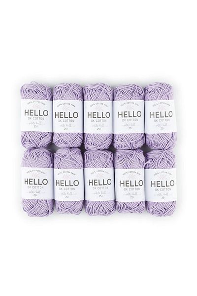 Hello 25 gr Βαμβακερό νήμα πλεξίματος - Dk Cotton Yarn 139