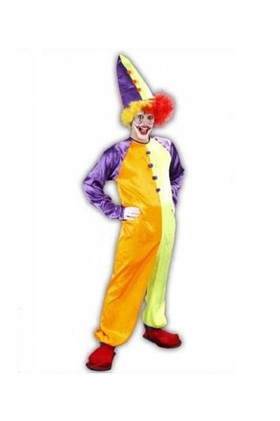 tahtakale marketi Jumpsuit Clown Costume Adult Clown Outfit