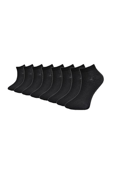 TUĞBABABY 1. Ποιοτικές Unisex Μαύρες Κάλτσες Αστραγάλου 8 Τεμαχίων