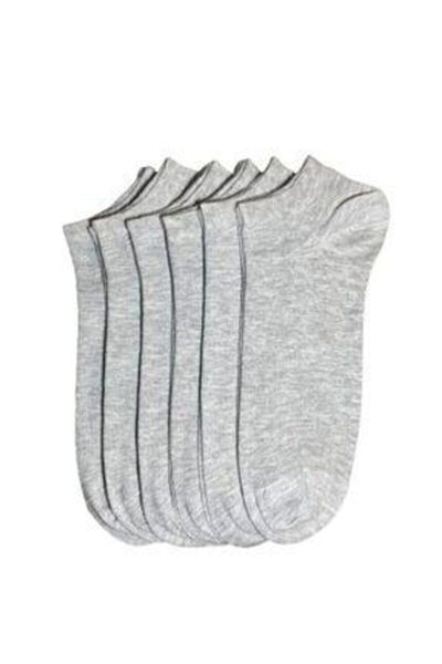 TUĞBABABY 1. Ποιοτικές Unisex Γκρι κοντές αθλητικές κάλτσες