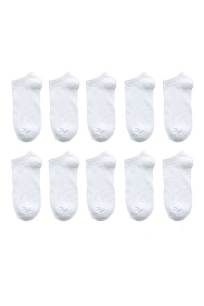 TUĞBABABY 1. Ποιοτικές Unisex Λευκές Κάλτσες 10 τεμαχίων