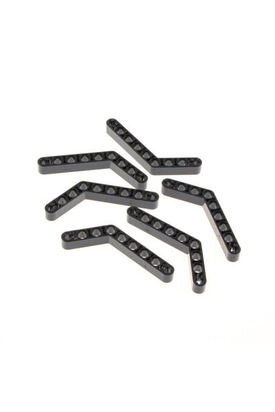 LEGO Original Technic Moc Custom Liftarm Bent Thick 1 X 9 (6 - 4) - Black 4 Pieces to Send