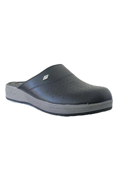 GEZER 12680 Black Men's Daily Sabo Slippers