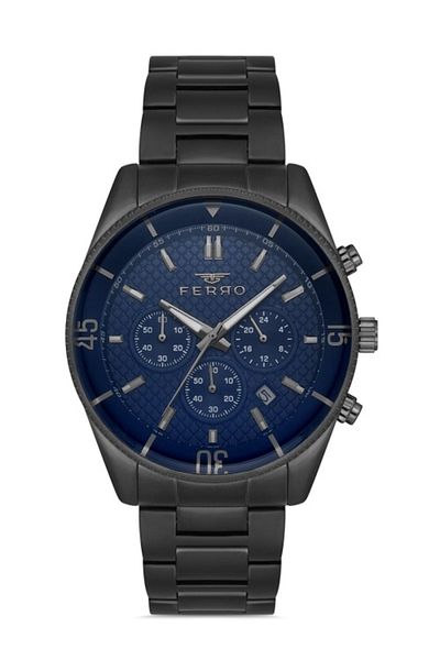 FERRO Gray Steel Cord Men's Wristwatch Fm31920a-v3 Fm31920a-v3