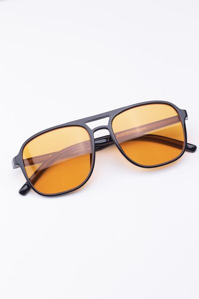 TARSS Siyah Turuncu Camlı Güneş Gözlüğü