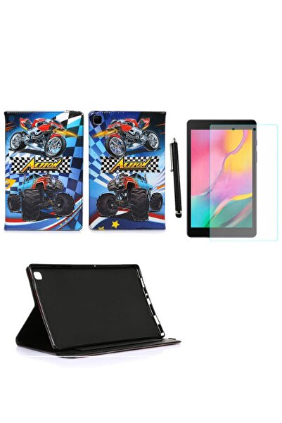NewFace Samsung Galaxy Tab A 10.1 2019 Sm T510 T515 T517 Kılıf Kabartma Resim...