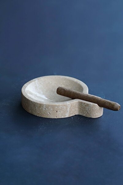 helya marble Classic Traverten Yuvarlak Puro Küllüğü