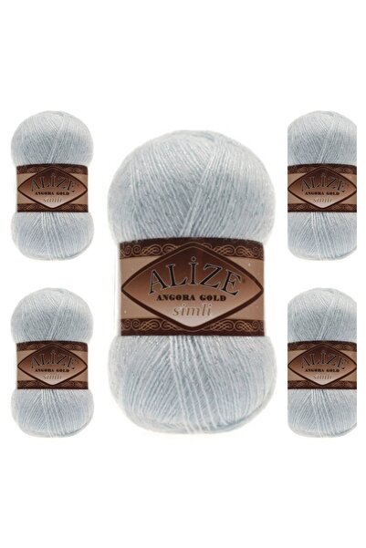 Alize Ayzen Home أنجورا جولد جليتر 5 عبوات