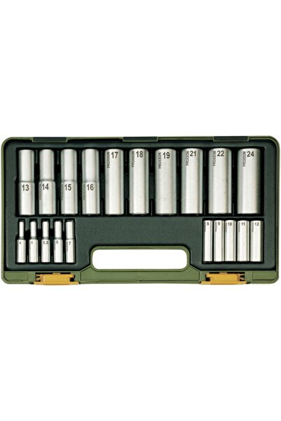 Proxxon 23292 1/4-1/2’’ 20 Parçalı Uzun Lokma Takımı