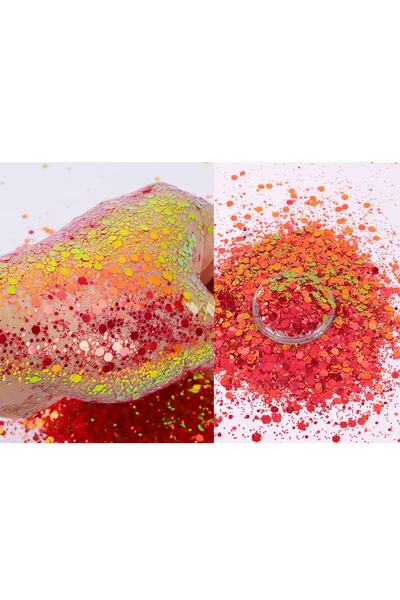 Sirius Hobi Epoksi Reçine Chameleon Dragon Tırnak Makyaj Chunky Glitter 8 gr ...