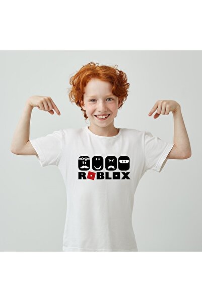 hilon Tricou pentru copii unisex imprimat Roblox H08