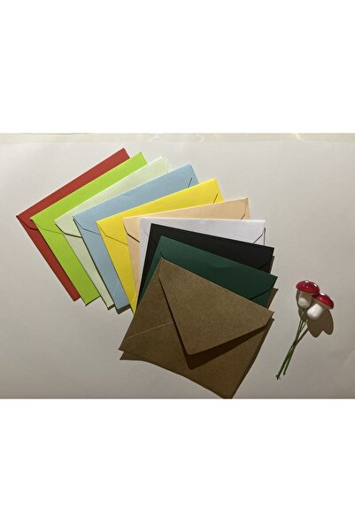 Oyal Plic Carte de Vizită Colorat 100 Bucăți 7*9cm