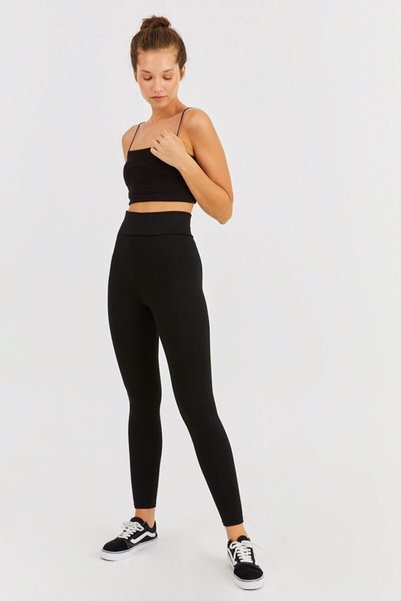 ALBAHA COLLANTS Black Lycra Steel Leggings