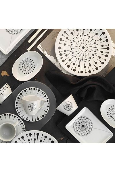 Kütahya Porselen Zeugma 32 Piece 12020 Decorative Breakfast Set