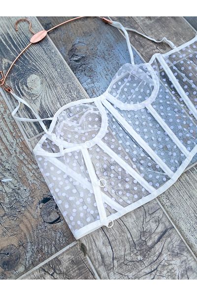Larisa Cosmetics Corset vintage cu buline pentru femei